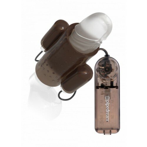 Pipedream Dual Vibrating Penis Sleeve - вибронасадка на пенис